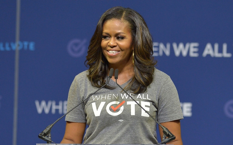 Michelle Obama Praises Simone Biles & Jordan Chiles After Marlon Humphrey Calls Their Olympic Behavi