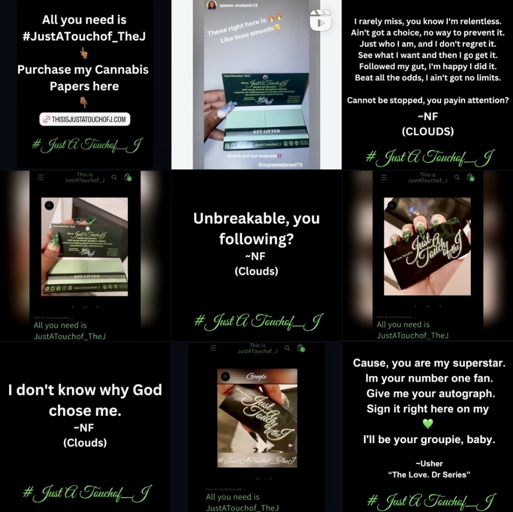 Check Out My #JustATouchof_JsKannabis Company Here! Remember, "All You Need Is #JustATouchof_TheJ"