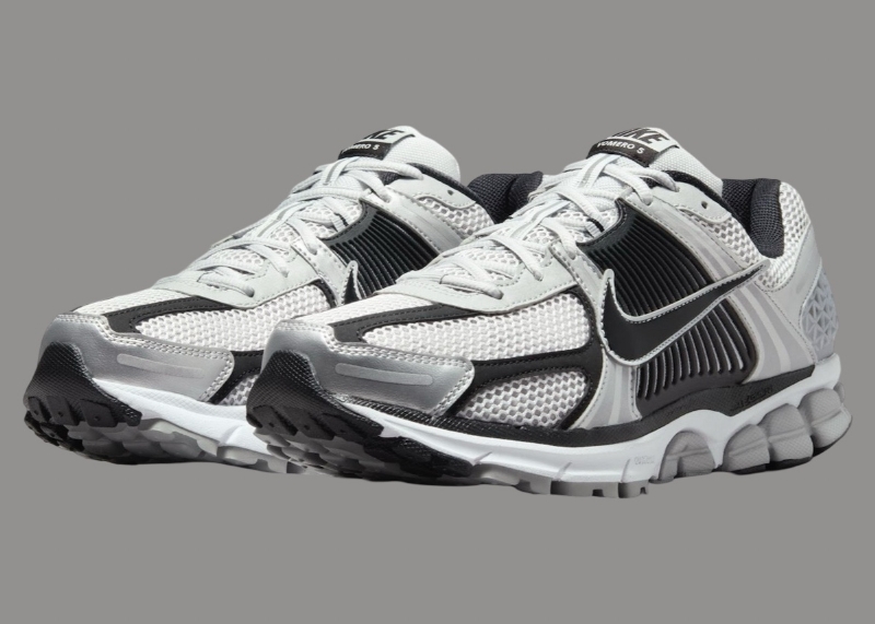 Nike Zoom Vomero 5 "Metallic Silver/Black" Gets Official Images