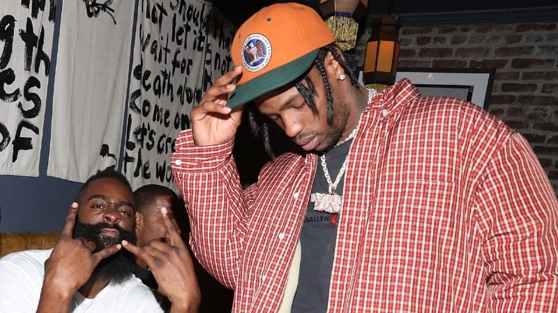 Travis Scott Delivers Sweet Birthday Toast To James Harden