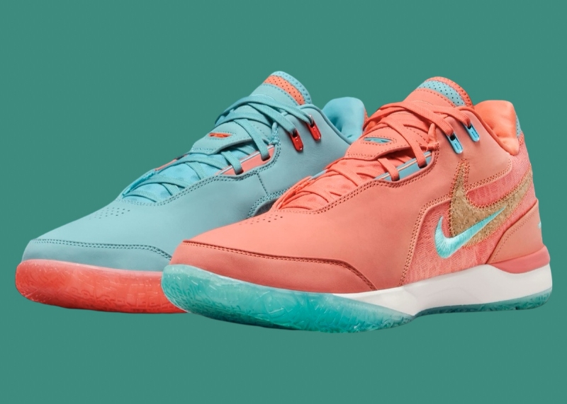 Nike LeBron NXXT Gen AMPD "Mineral Blue/Light Wild Mango" Gets Official Images
