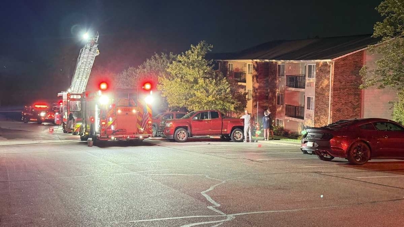 Fire: No injuries reported, as many as 8 displaced after overnight fire at Fairfield apartment