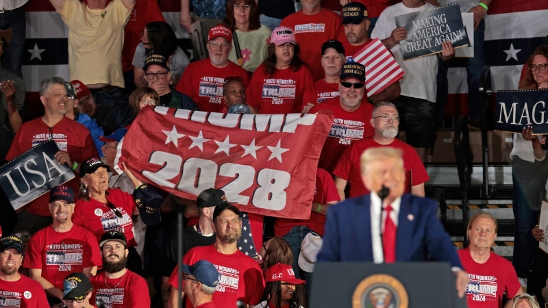 Trump says he 'probably' won't run for president again