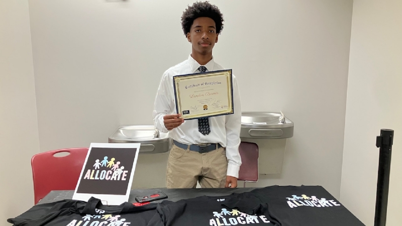 This teen lost a friend to gun violence, now he's building a clothing brand