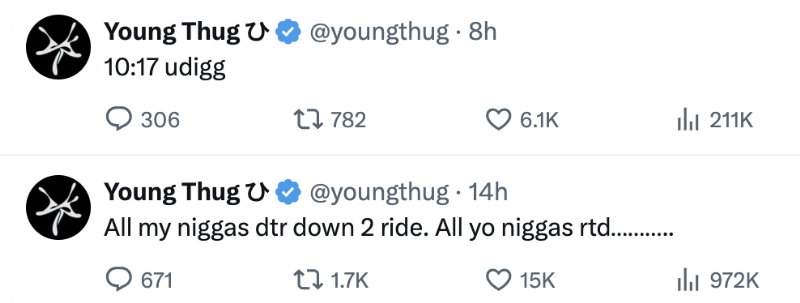 Young Thug Aims At Gunna & Yak Gotti In Leaked Snippet From Alleged Lil Baby Track