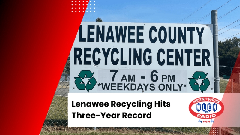 Lenawee Recycling Hits Three-Year Record