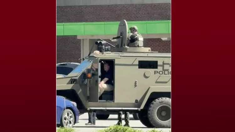 Large police presence seen in area of TD Bank on West Street in Keene