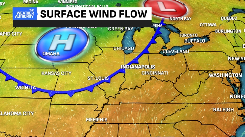Weak shower/storm chances before drop in humidity