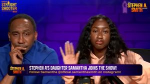 Stephen A. Smith's Daughter Jokes About His Hairline: 'He Cannot Afford a Hair Transplant'