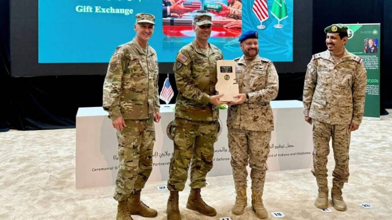 Indiana National Guard announces partnership with Saudi Arabia