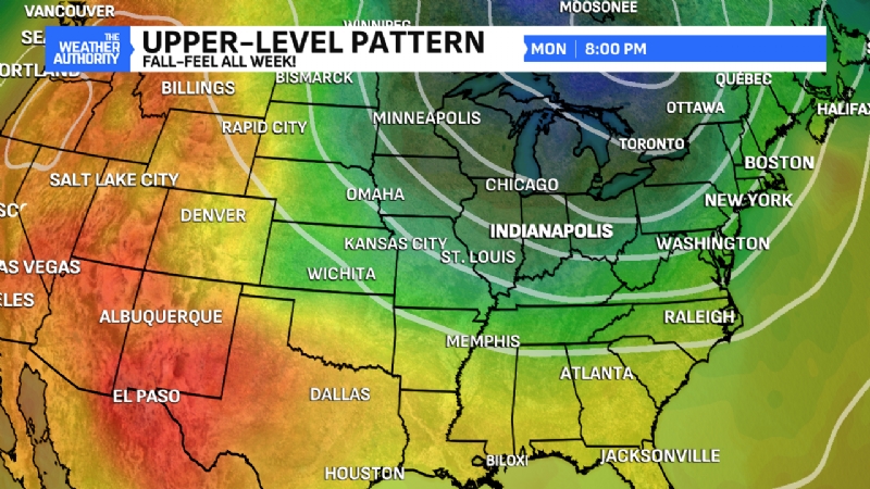 Refreshing autumn feel underway; rain chances low