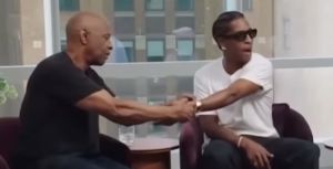Denzel Washington Playfully Snatches A$AP Rocky's Watch During Highest 2 Lowest Chat