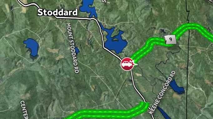 Serious crash shuts down section of Route 9 in Stoddard
