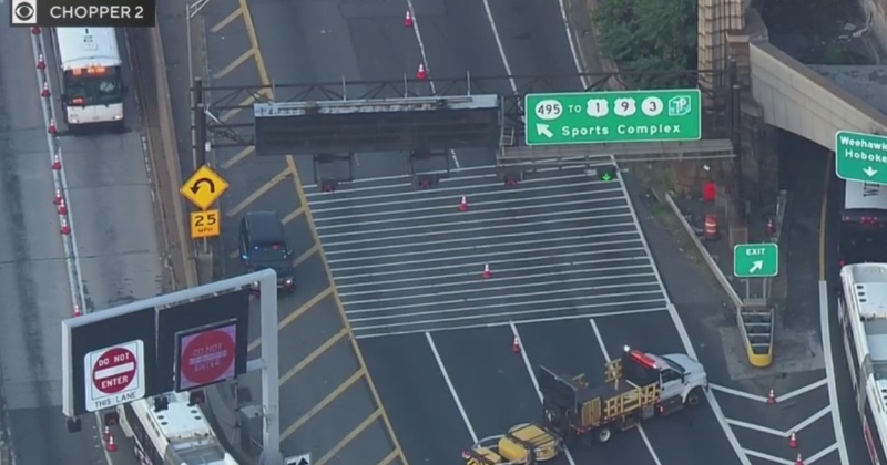 Lincoln Tunnel hit with heavy delays, outbound lanes closed for early morning commute