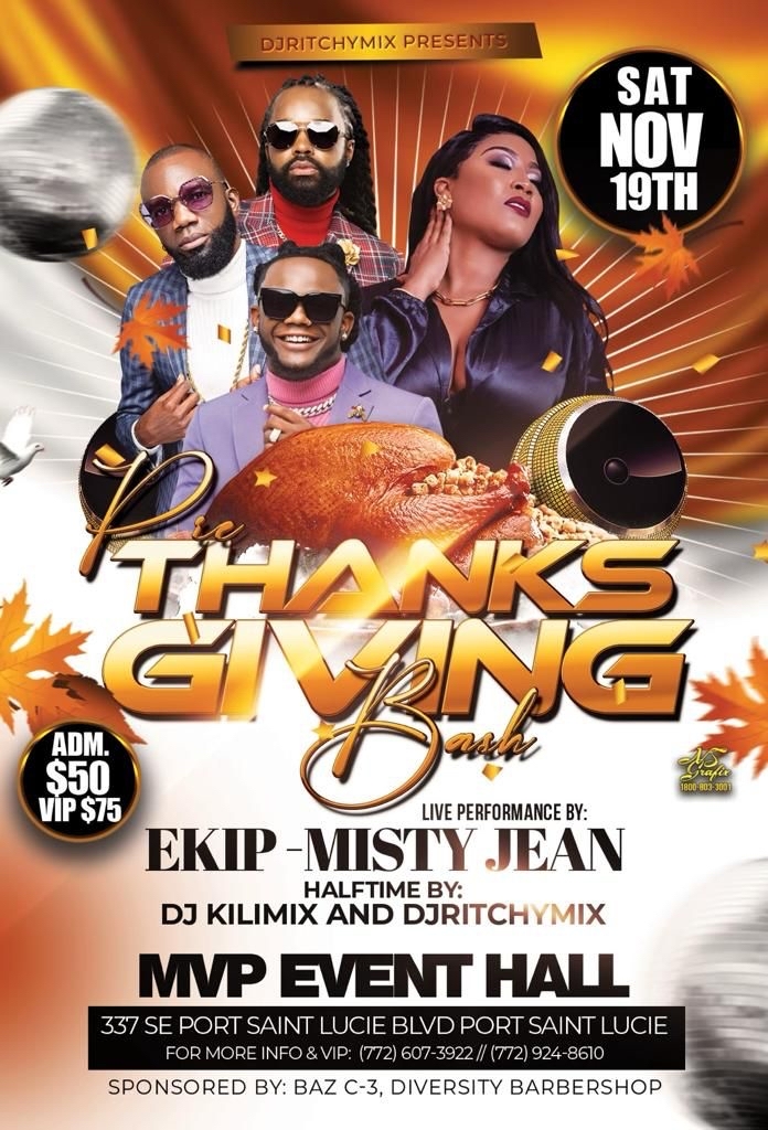 Pre-Thanksgiving Saturday November 19th In Port-Saint- Lucie