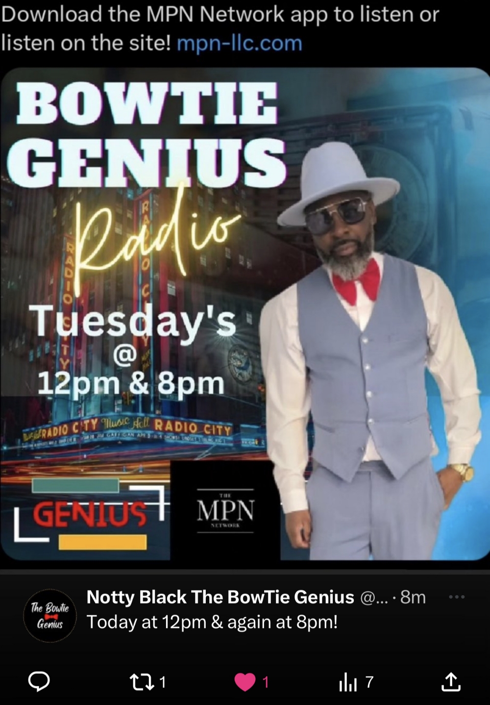 Tune In To The BowTie Genius Radio!