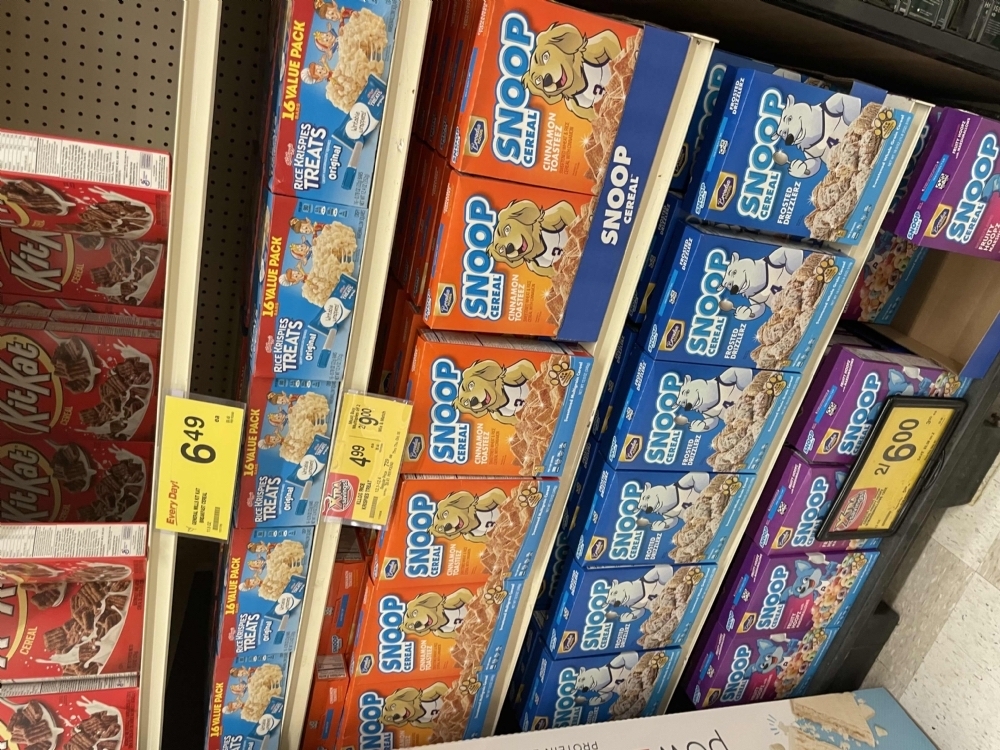 Snoop Cereal at WALMART and ACME