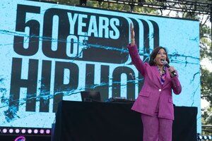 Kamala Harris says hip-hop is 'the ultimate American art form' as she hosts a 50th anniversary party