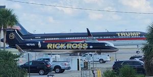 RICK ROSS SHOWS HIS PRIVATE JET PARKED NEXT TO TRUMP'S: 'BILLIONAIRES ROW'