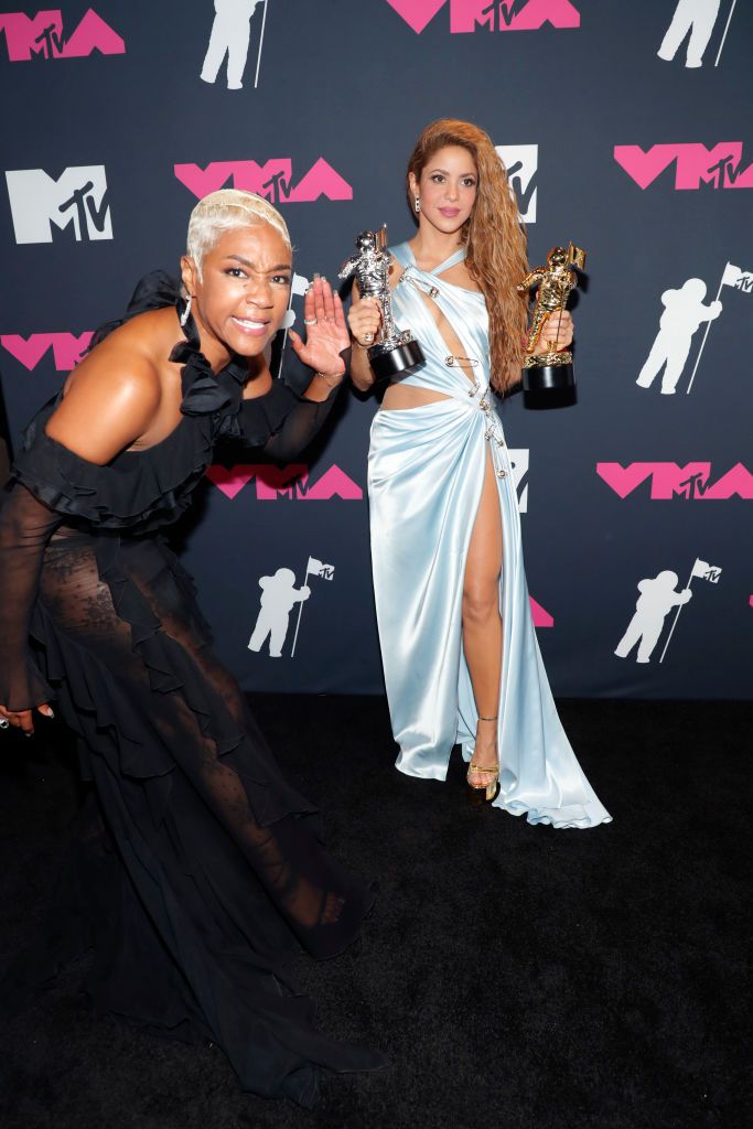 Team Doing Too Much! Social Media Drags Tiffany Haddish For Her Cringey Creeping On Shakira At MTV V