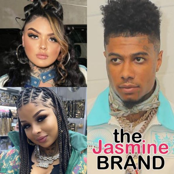 Blueface & His 1st Baby Mother Jaidyn Alexis Seemingly Split & Argue After Rapper Reconnects w/ Ex &