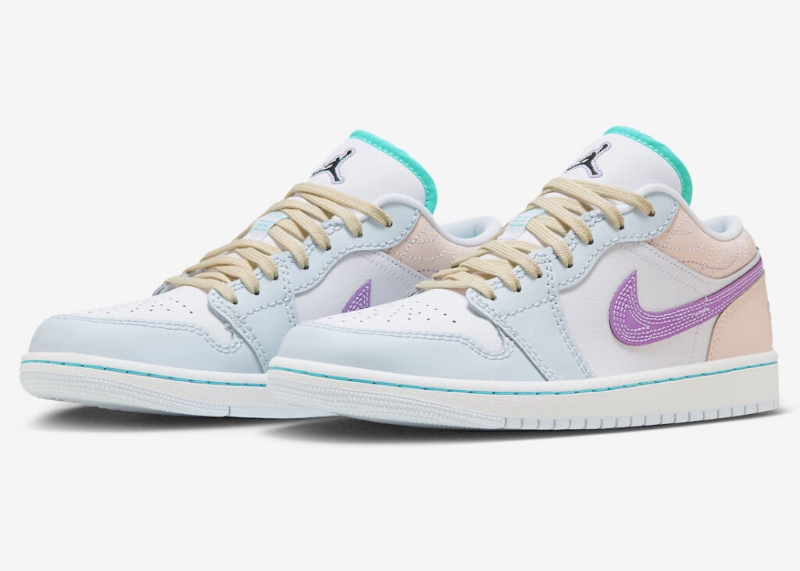 Air Jordan 1 Low Sashiko "Multi-Color" Coming Soon