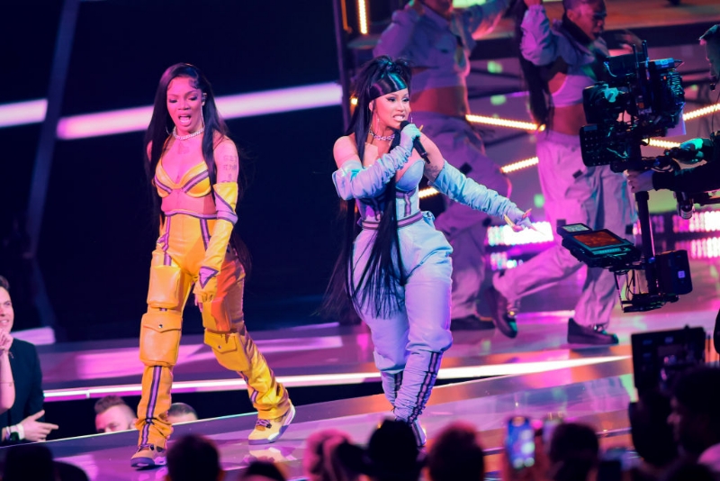 Cardi B & GloRilla Celebrate Anniversary Of "Tomorrow 2"