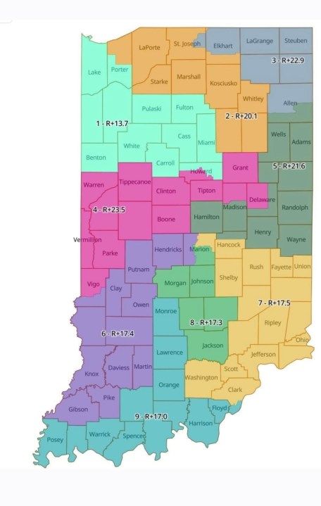 New redistricting map circulating among some Indiana Republicans would change districts