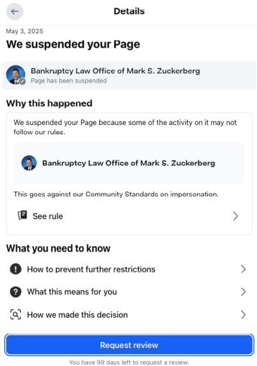 Indiana man, Mark Zuckerberg, to sue Facebook