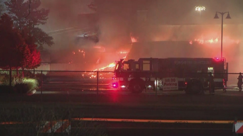 Breaking News: Fire breaks out at Avista Stadium