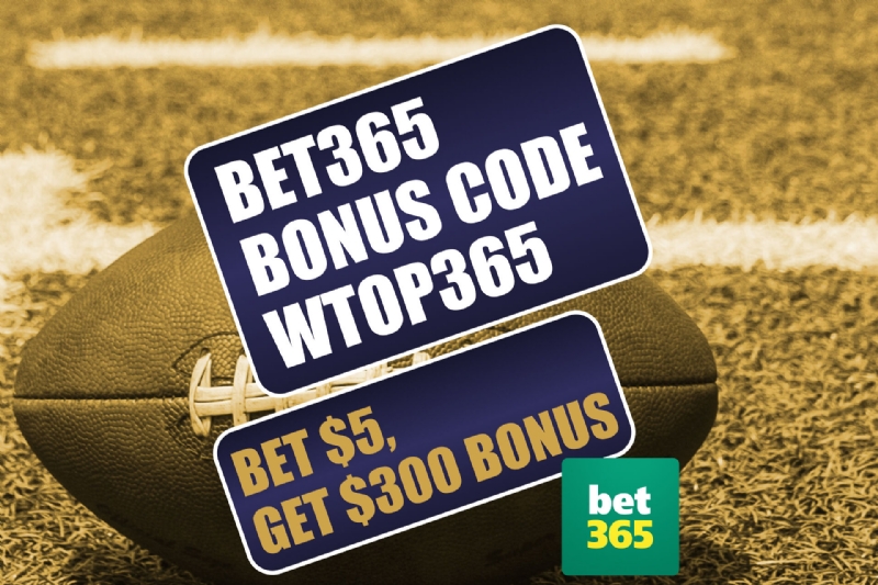 Bet365 Bonus Code WTOP365: Claim $300 College Football, NFL Week 1 Bonus