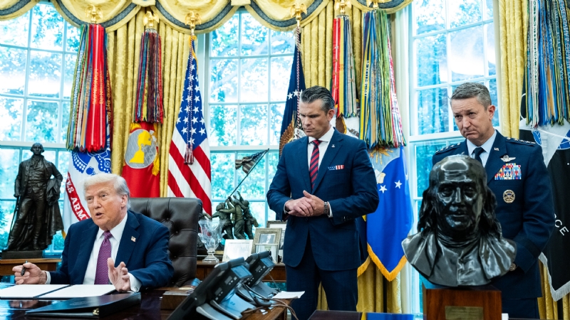 Trump Sends Mixed Messages With His Newly Rebranded Department of War