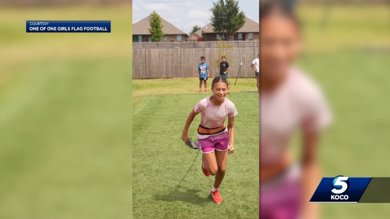 Former OSU and NFL safety works to grow girls flag football in OKC