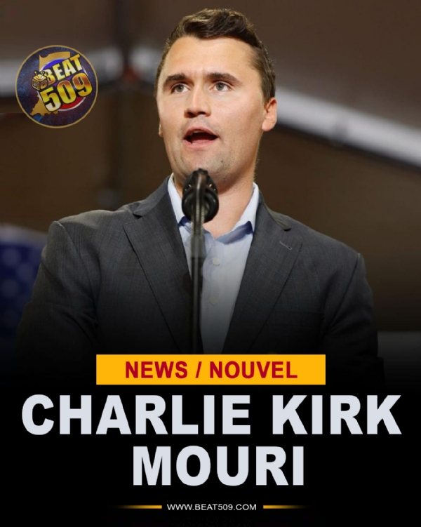 Charlie Kirk te pran bal nan yon konferans nan Iniv site Utah Valley.