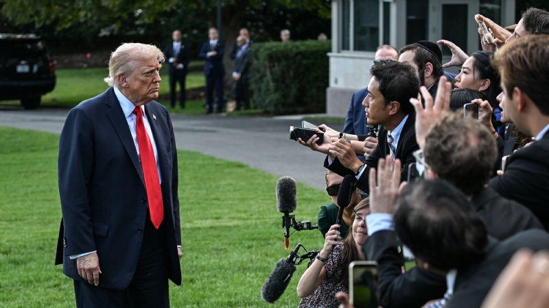 Trump Blames the Left and Downplays 'Radical Right' After Charlie Kirk Shooting