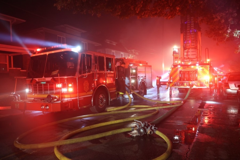 2 firefighters injured in near east side house fire