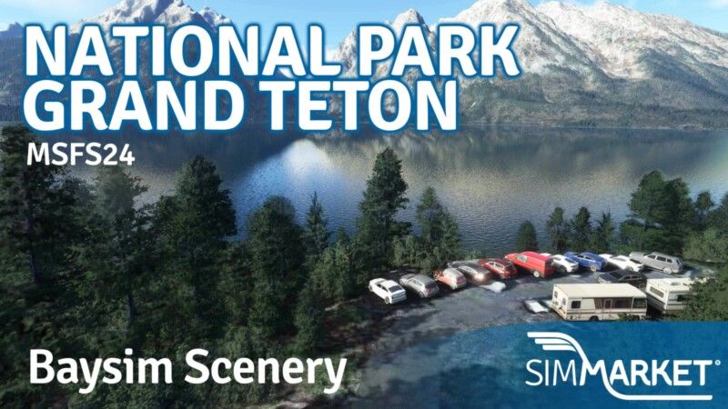Explore Grand Teton National Park in MSFS2024 with Baysim Scenery