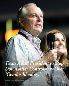 The New - Breaking News: Texas A&M's president will step down after...