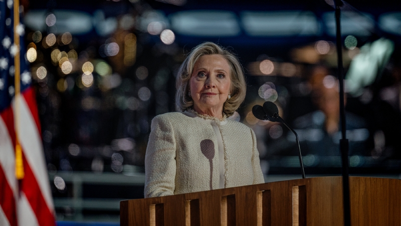 Hillary Clinton Sees a Dangerous Moment for Women's Rights, and Democracy