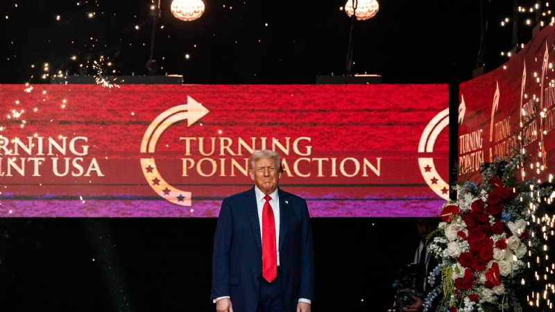 'I Hate My Opponent': Trump's Remarks at Kirk Memorial Distill His Politics