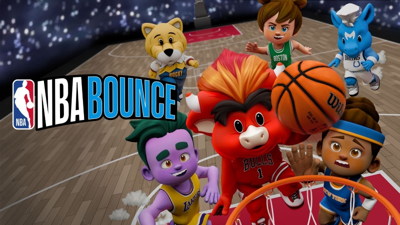 NBA Bounce launch trailer - family-friendly basketball on Nintendo Switch