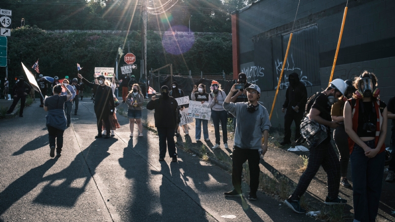 Trump Says He Has Ordered Troops to Protect ICE Facilities in Portland