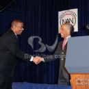 US Secretary of Transportation Anthony Foxx and Rev Al Sharpton
