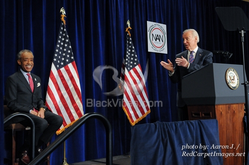 Vice President of the United States Joe Biden and Rev Al Sharpton