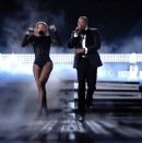 beyonce and JayZ at 2014 Grammys