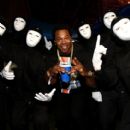 Busta Rhymes teams up with Jabbawockeez on day 2 of Coachella.