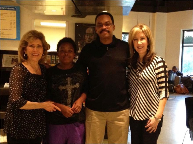 Tony & Chris with Doddie & Lisa Osteen, Mother and Sister to Joel Osteen