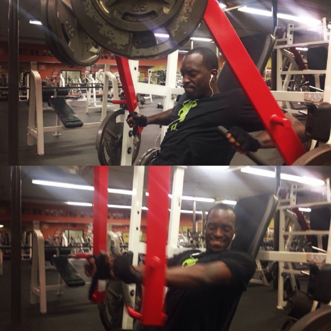 Chest 4 x 10 230 lbs