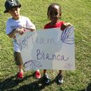 Even the kids came out to support Bianca.