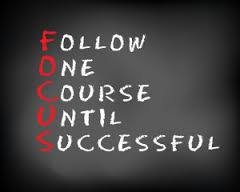 Wealthy people are "FOCUSED".